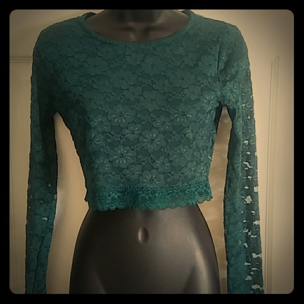 Lacy crop top